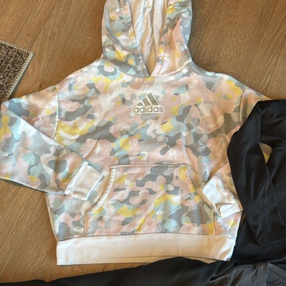 ((6 PIECE)) GIRLS HOODIES AND SHIRTS ADIDAS CHAMPION ABERCROMBIE ETC SIZE SM 7/8 - Picture 7 of 7